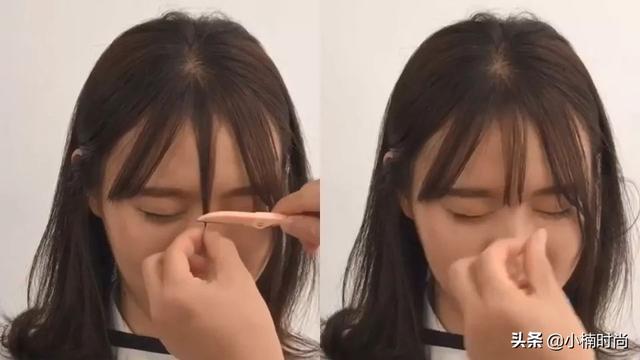 韩国发型师分享刘海修剪技巧，自己在家也能剪出美美发型