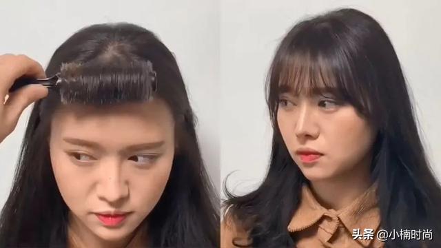 韩国发型师分享刘海修剪技巧，自己在家也能剪出美美发型