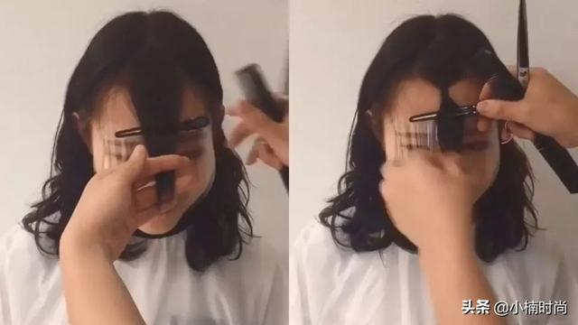 韩国发型师分享刘海修剪技巧，自己在家也能剪出美美发型