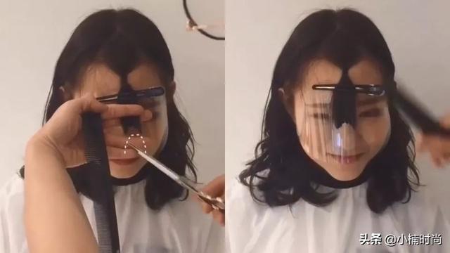 韩国发型师分享刘海修剪技巧，自己在家也能剪出美美发型