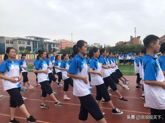 宝鸡中学新生军训精彩瞬间2
