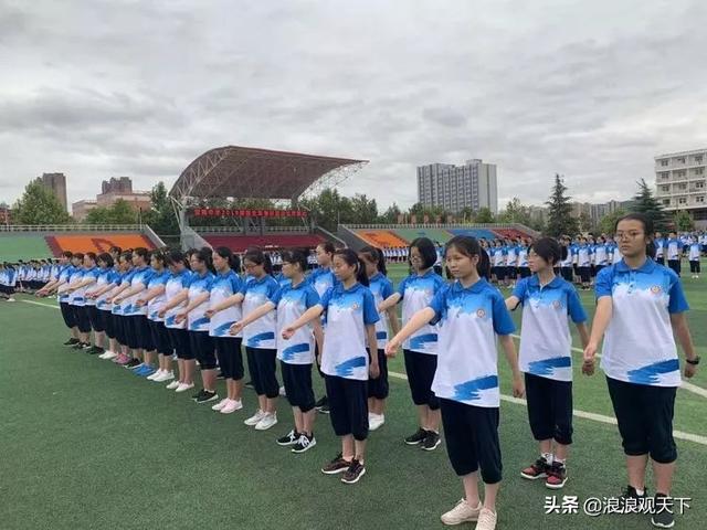 宝鸡中学新生军训精彩瞬间2