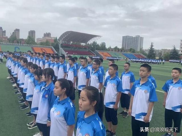 宝鸡中学新生军训精彩瞬间2