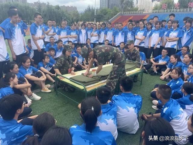 宝鸡中学新生军训精彩瞬间2