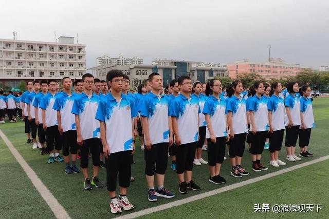 宝鸡中学新生军训精彩瞬间2