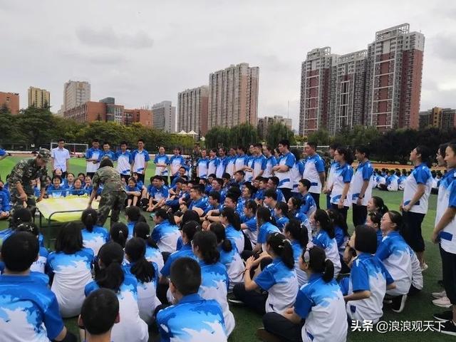 宝鸡中学新生军训精彩瞬间2