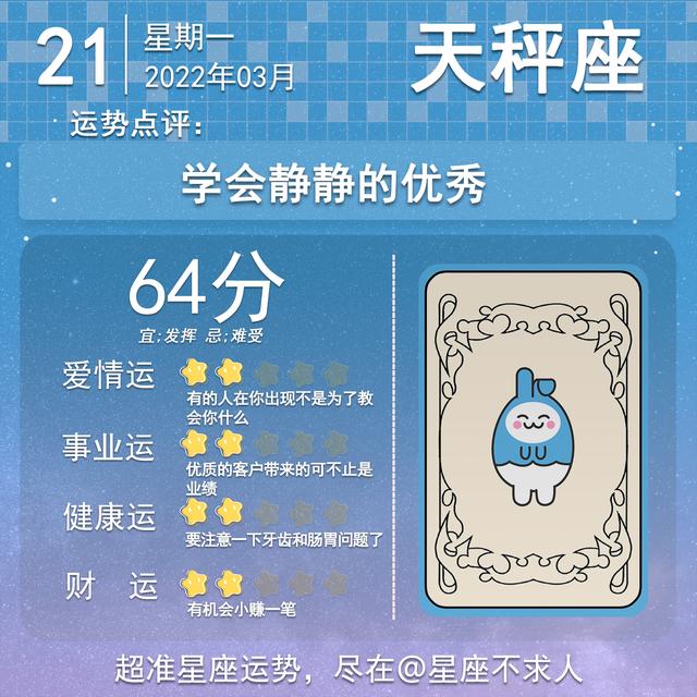 2022年7月21日运势